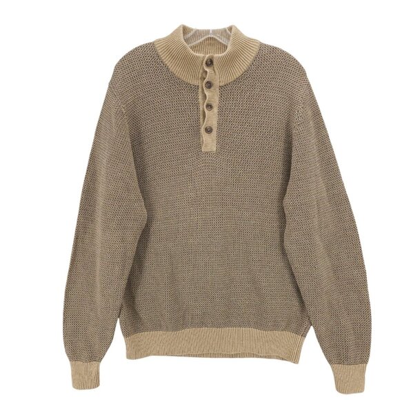 BROOKS BROTHERS 100% Linen Sweater Pullover Patterned Size LARGE - Picture 1 of 7